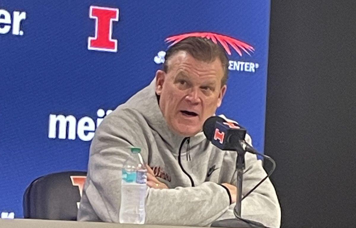 Illinois men's basketball coach Brad Underwood talks about the improvements within the team.