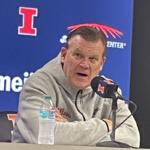 Illinois men's basketball coach Brad Underwood talks about the improvements within the team.