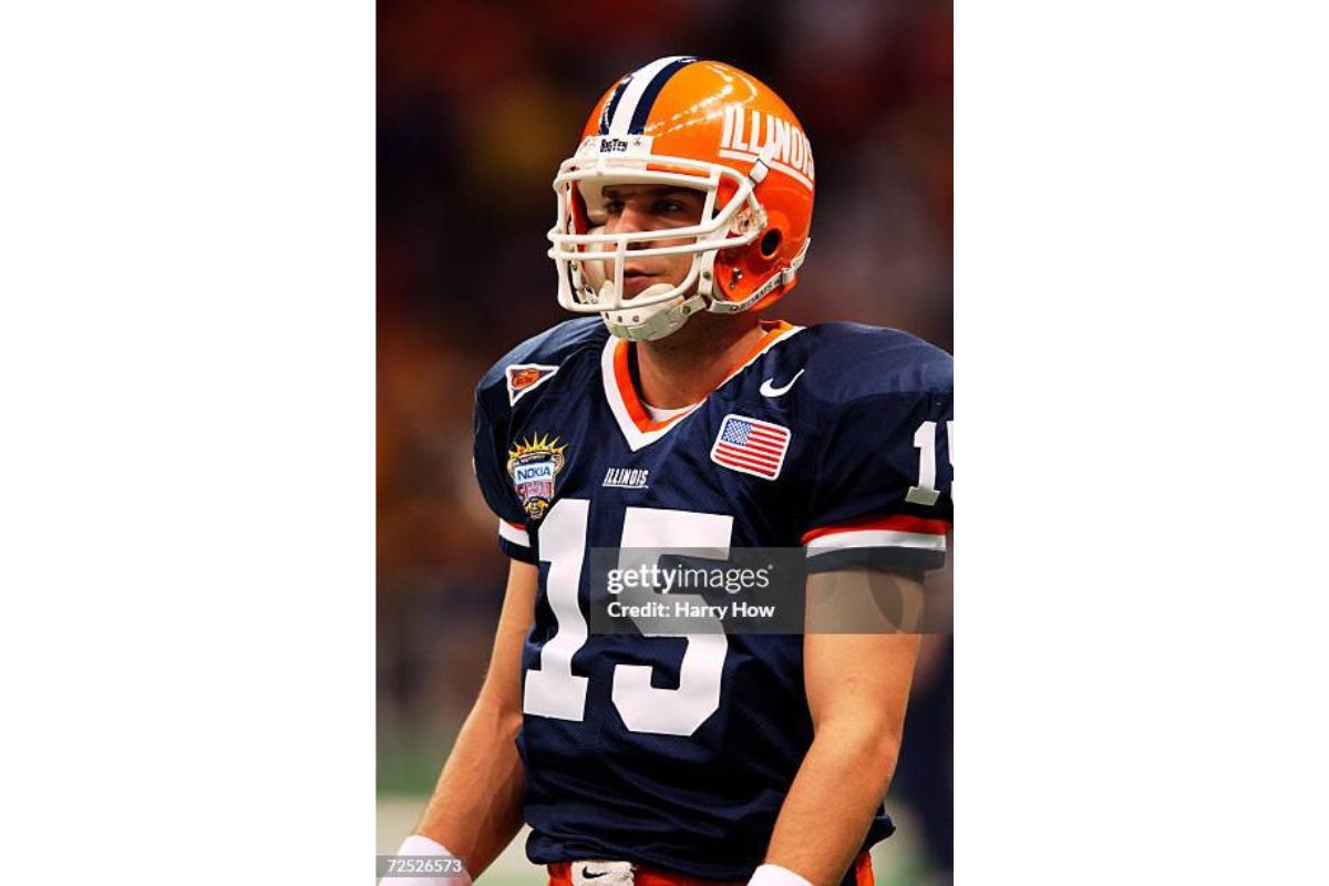 Former Illini quarterback to serve as honorary captain.