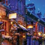 Snow glistening rooftops of towns you must see this season