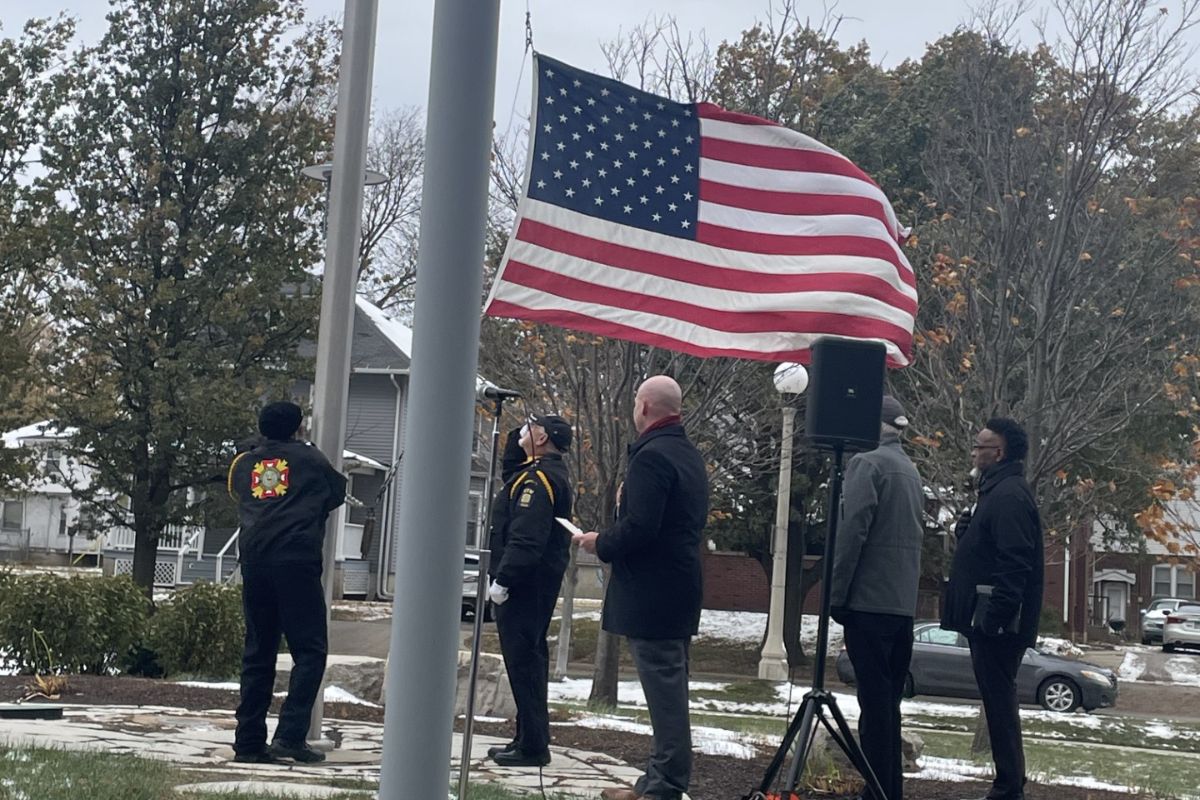 Carle Health honors Veterans with flag-raising and flag-folding ceremonies across central Illinois