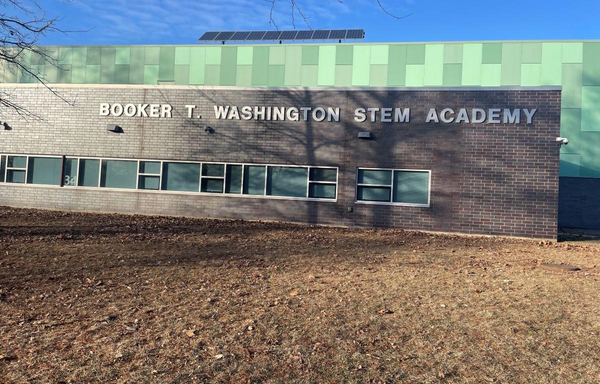 Booker T. Washington Elementary went under lockdown this morning after shots fired.